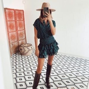 Vestique green dress